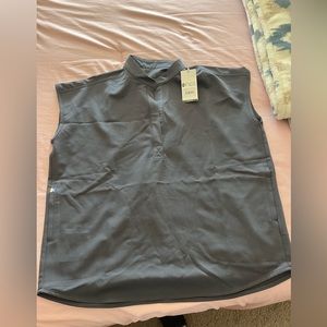 Figs PRIDE Charcoal scrub top